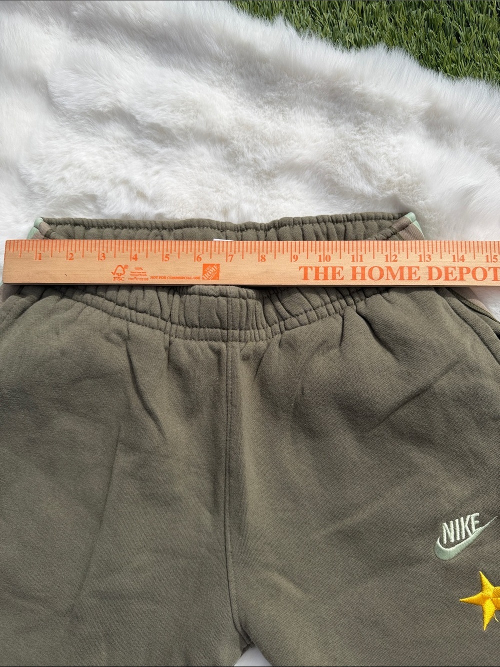 Nike stories Flight olive green sweatpant joggers small - Picture 3 of 10